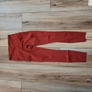 Lululemon Fast and Free Tight II, 25", Non-Reflective Nulux, 2, Magma